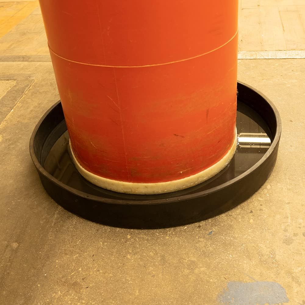 Round Drip Pan - 24" Diameter - Natural Rubber - Killarney Metals