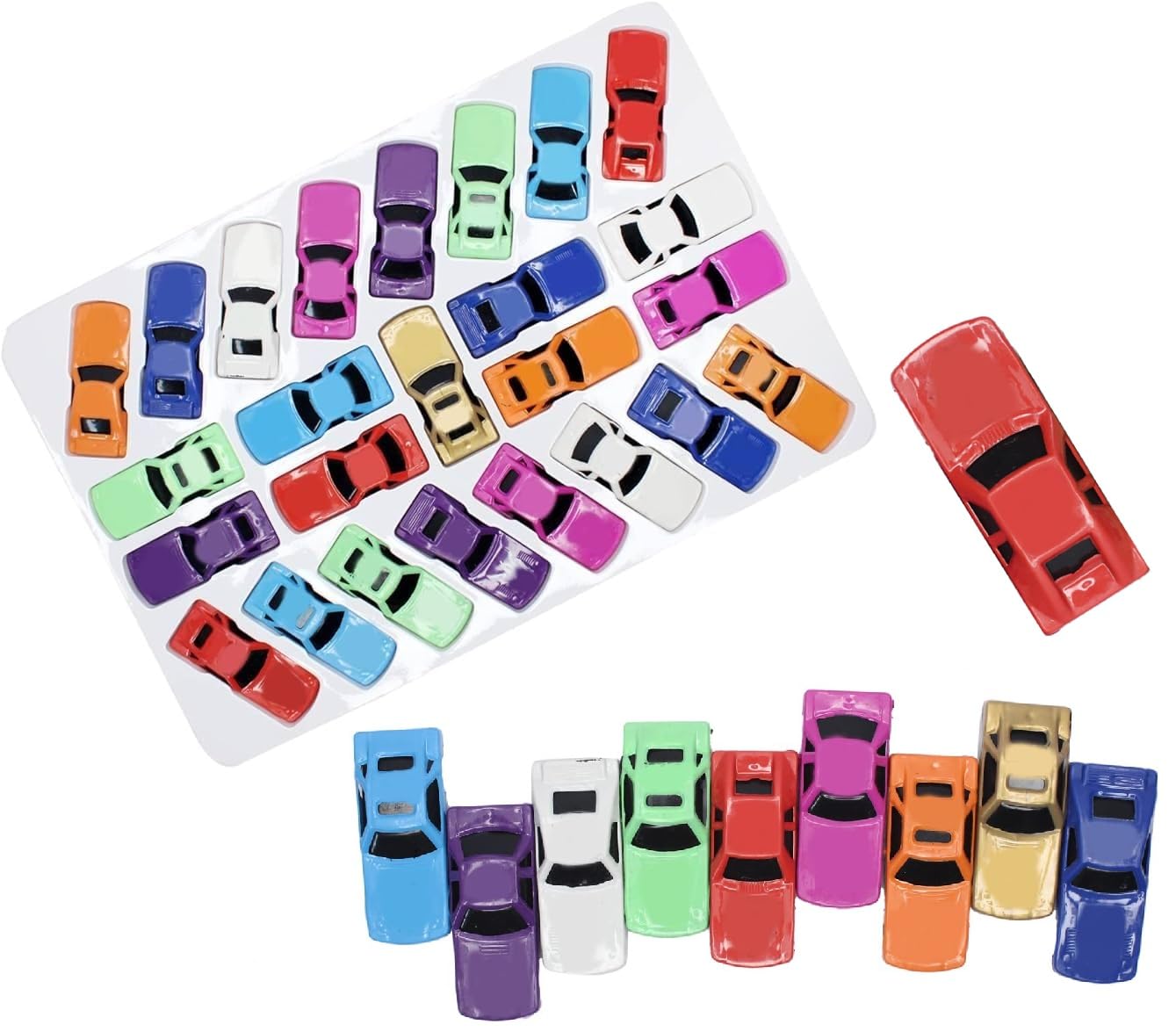 LEYSIN Combo of 25 Pcs Unbreakable Mini Racing Car Toy Set Colorful Playset Small Cars Vehicle Toys for Birthday Gift Classroom Prize for Children Pack of 1 (B0CFFT9TRB) Amazon Price History, Amazon Price Tracker