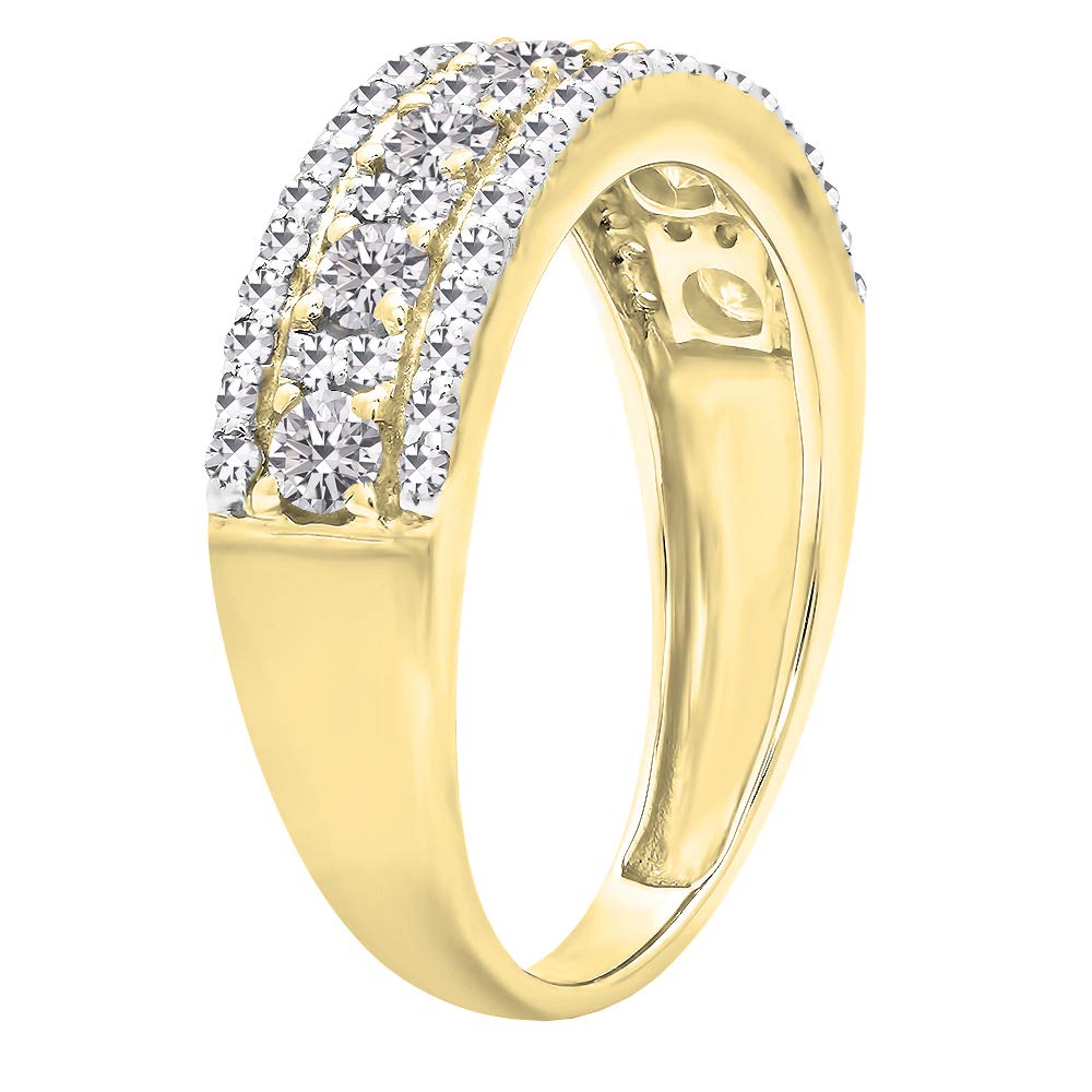 DazzlingRock Collection 14 quilates oro amarillo H-I Diamante cultivado en laboratorio