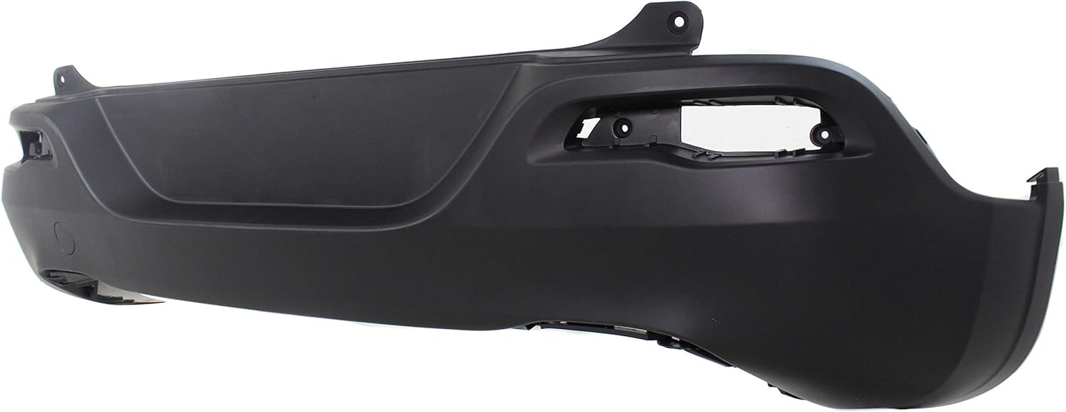 Garage-Pro Rear Bumper Cover For Jeep Cherokee 2014-2018 Models Without Advanced Parking Assist System, Parking Aid Sensor, Trailer Hitch, Textured Rear, CAPA CH1100987C, Jeep Cherokee Accessories