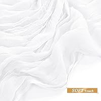 Vista 341 de Showgeous 10 Pack Baby Pink Cheesecloth Table Runner 10FT Long Semi-Sheer Gauze Table Runner Boho or Rustic Wedding Decor for Wedding Decor Arch