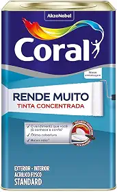 Tinta Acrílica Fosco Rende e Muito 18l Branco