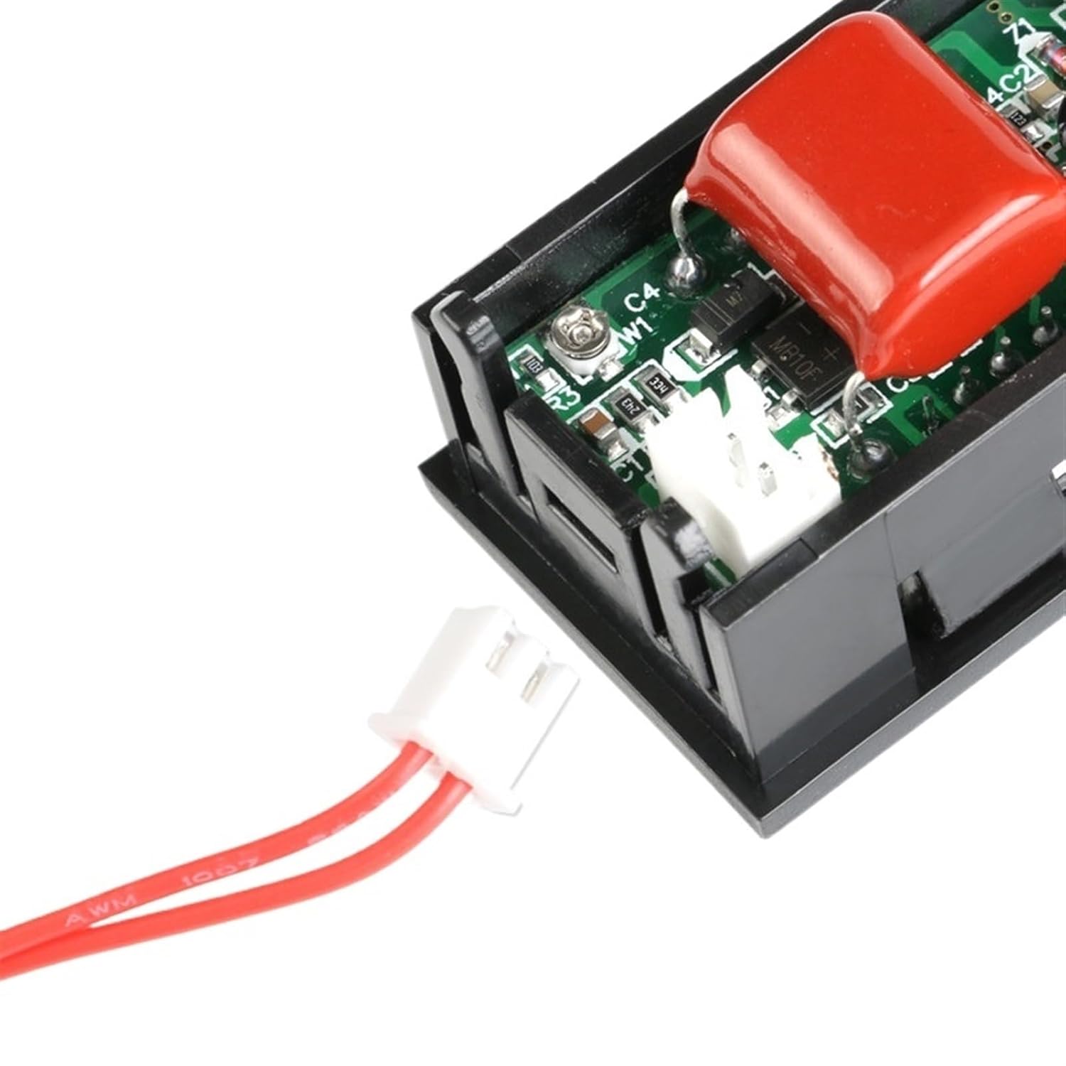 AC 30-500V 0.56" Inch LED Digital Voltmeter Voltage Meter Volt Instrument Tool 2 Wires Red Green Blue Display 110V 220V 380V DIY(0.56in Green)