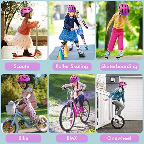 Zacro Kids Bike Helmet for Boys and Girls - From Toddler to Youth Ages 2-5/5-8/8-14 Years Old, Adjustable Multi-Sport Bicycle Skateboard Roller Skating Scooter Balance Bike Helmets for Children Safety 7 61NNEotr4GL. AC