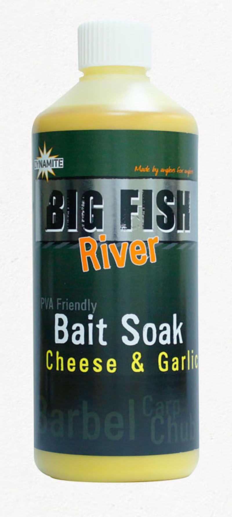 Dynamite Baits Bait Soak Cheese + Garlic Big Fish River (Booster Liquide) - 500ML - ADY041379 - DY1379