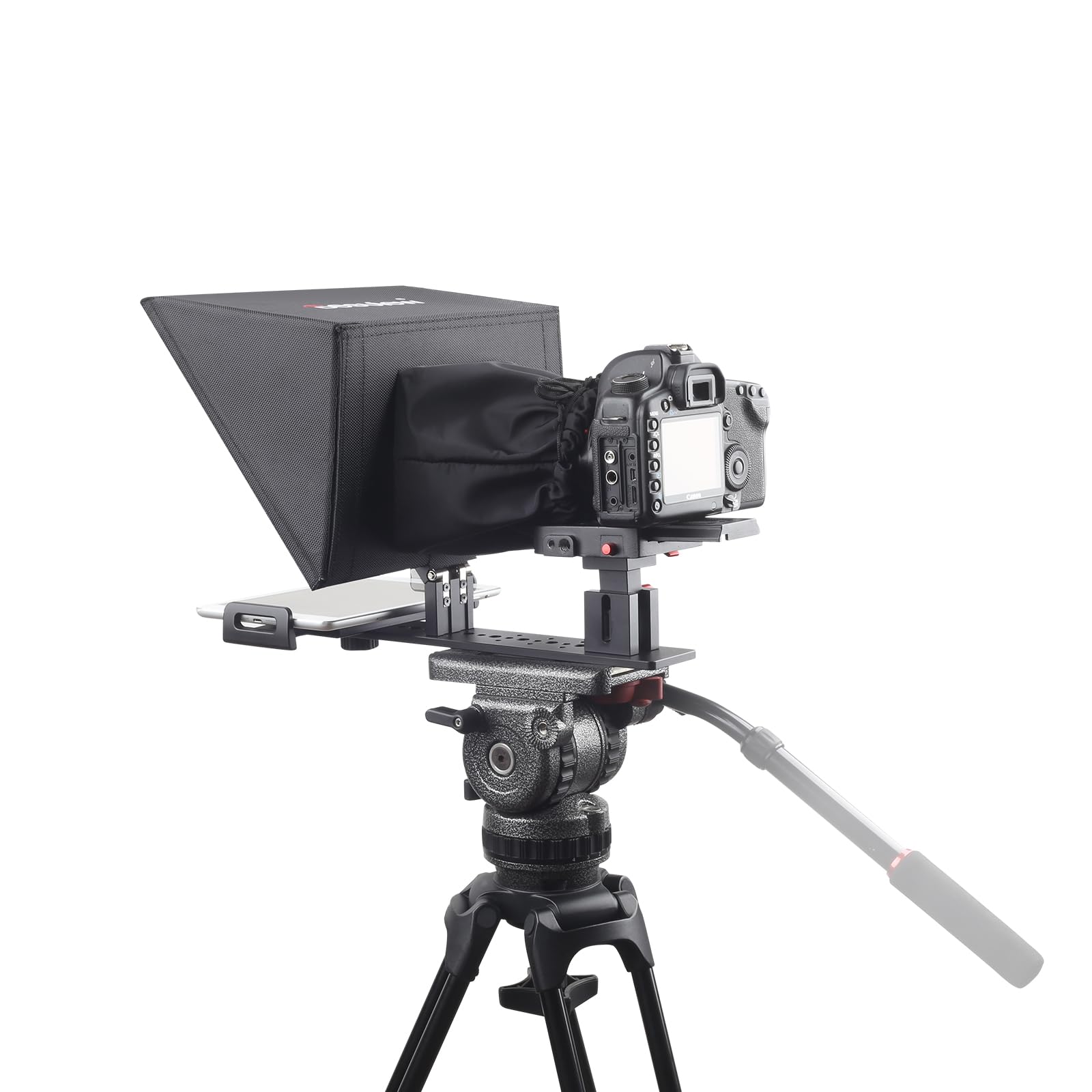 Desview - T12 Teleprompter - 12,5 Zoll - HD Glas - Tragbarer Teleprompter mit Fernbedienung - Für DSLR, Camcorder, iPad - Autocue