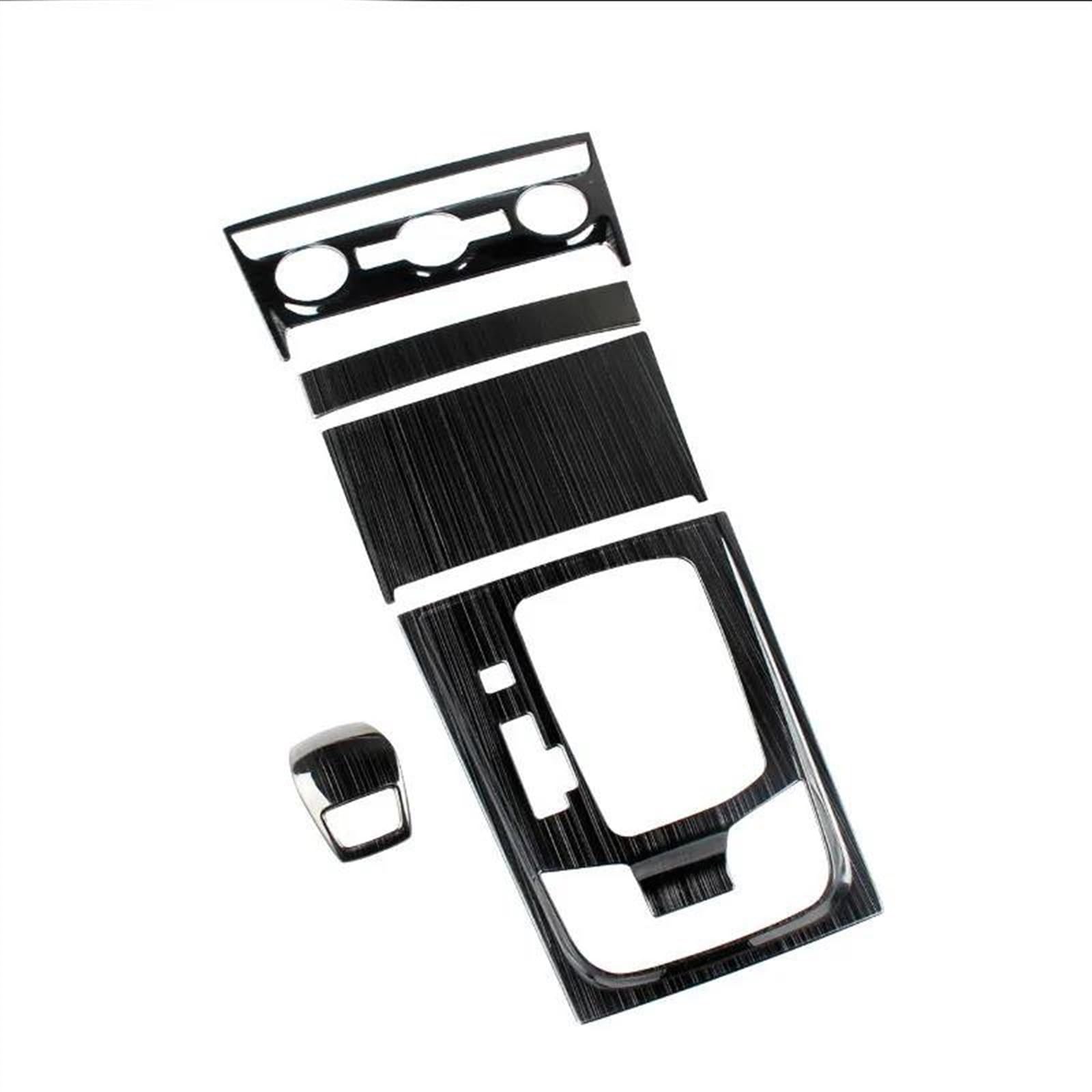 Qibbei Black Full Set Car Center Console Decorative Panel Cover Sticker Auto Interior Mouldings For Skoda For Kodiaq 2017-2020 Stickers(Black Full Set)