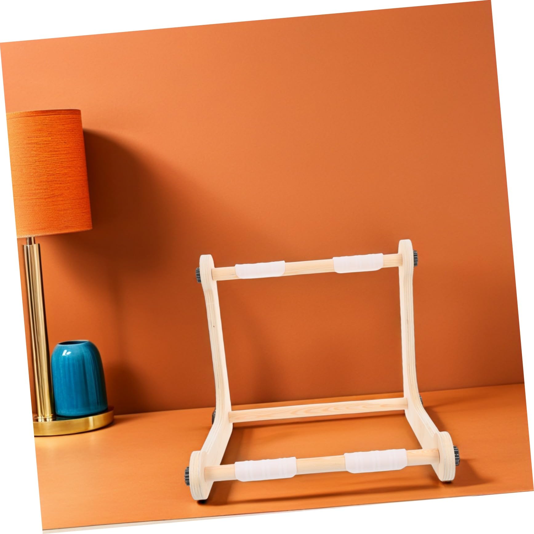 DOITOOL Bastidor De Punto De Cruz Ajustable Madera Para Bordado Manos Libres Para Manualidades Mesa o Regazo Para Diy Tejer