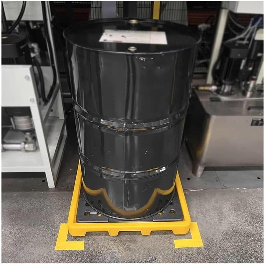 Mini Spill Platform, Stackable Spill Containment Pallet for Industrial Labs Desk Grating Tray(4 L/33X33X5.8 CM)