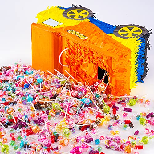 Construction Truck Pinata For Kids Construction Birthday Party, Fun Fiesta Taco Party Supplies, Event Photo Props, Mexican Theme Decoration, Carnivals Festivals, Taco Tuesday Event 15.75W X 9H X 6D #TOP7