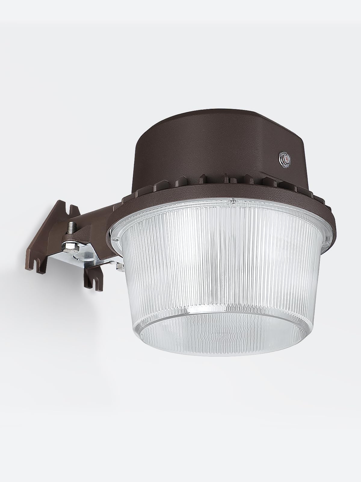LED Barn Light, Dusk to Dawn Area Lights with Photocell, Outdoor Security Flood Lighting, ETL & FCC Listed, IP65 Waterproof, Aluminum Housing, 110-277V, Garage, Yard, 5000K Daylight, Bronze