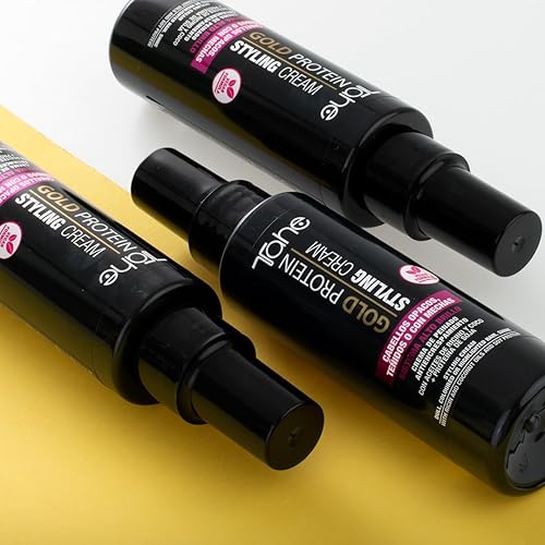 Miniatura 5 de Tahe Crema de peinado Gold Protein para cabello teñido o resaltado 3.4 fl oz