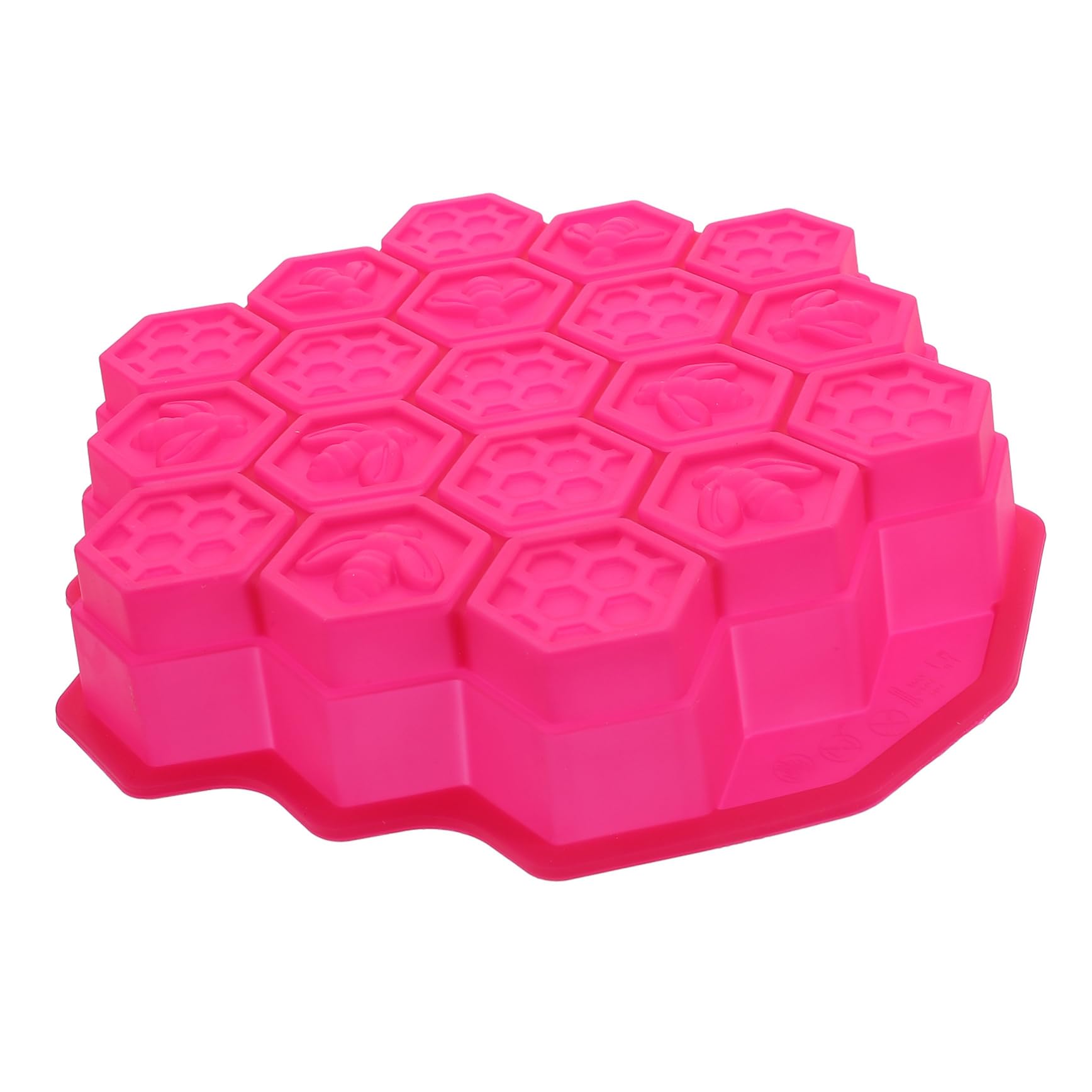 Cabilock Lot De 3 Moules En Silicone En Forme De Nid Dabeille Antiadhésifs Et Flexibles Pour La Fabrication De Gâteaux Faits Maison
