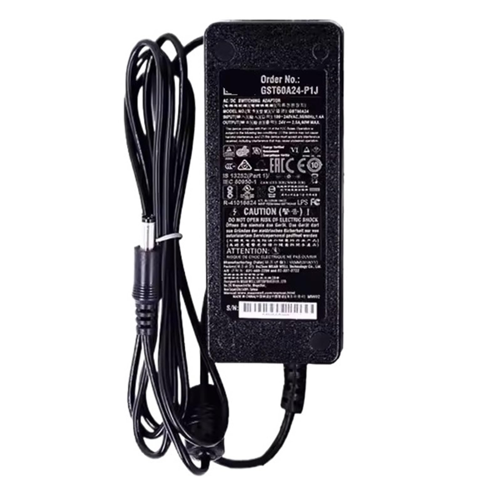 SWEWDSQG GST60A GST60A05-P1J GST60A07-P1J GST60A09-P1J GST60A12-P1J GST60A15-P1J GST60A18-P1J GST60A24-P1J GST60A 60W Industrial Adaptor(GST60A05-P1J)