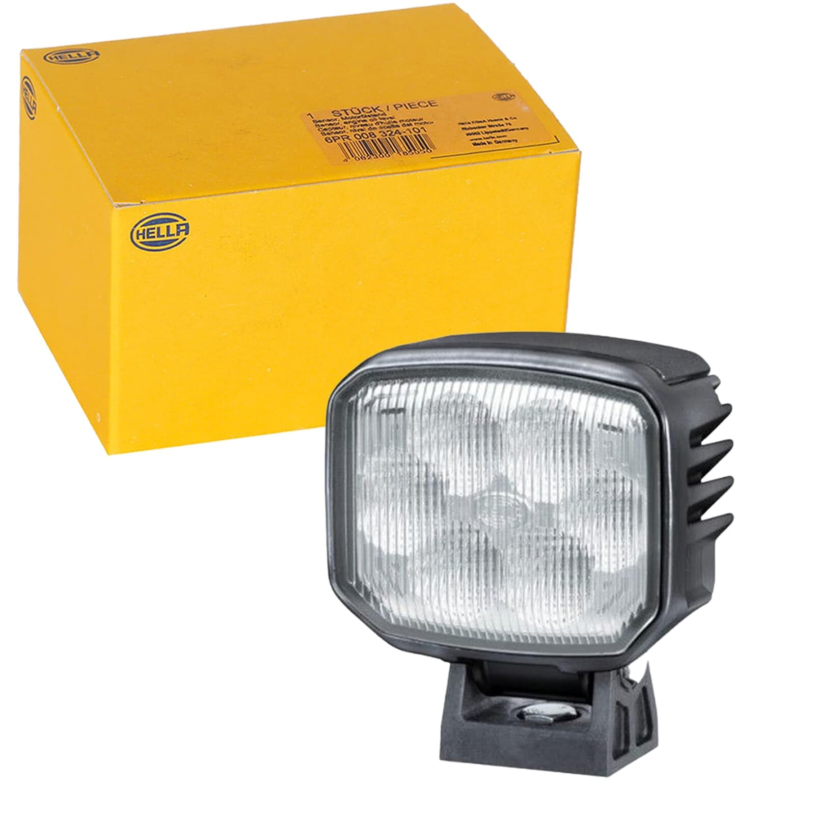 HELLA 1GA 996 388-031 LED-Worklight - Power Beam 1800 - 24V - 1850lm - mounting/Bolted - Swivelling Mounting Bracket - Long-range illumination - Plug: DEUTSCH plug