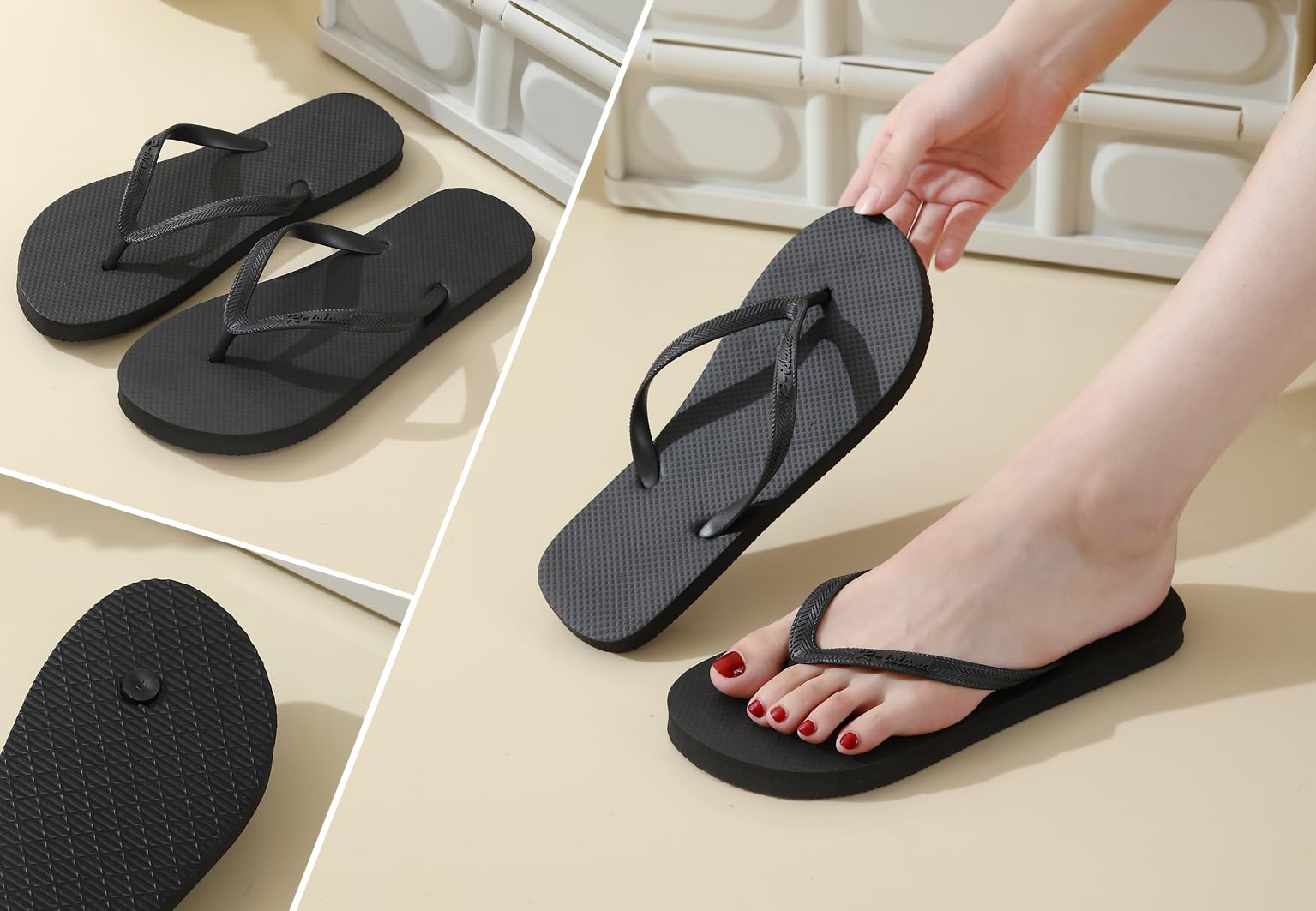 R-ISLAND Flip-Flop Mujer chanclas verano playa piscina