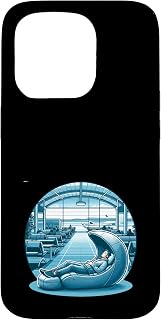 Airport Sleep Pod International World Traveler Travel Lover Case for iPhone 15 Pro