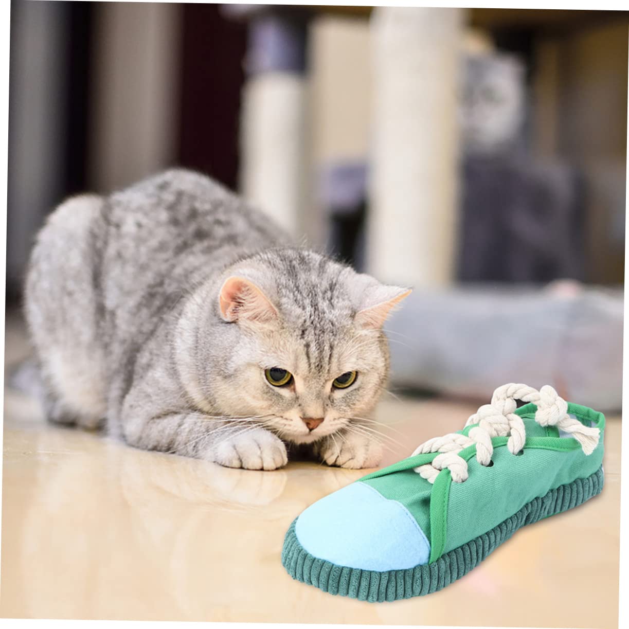 BESPORTBLE 4stücke Haustier Kauspielzeug Aus Bunte Slipper Für Hunde Und Katzen Zum Kauen Spielen Und Zahnpflege Langlebig Und Sicher Für Ihre Tiere
