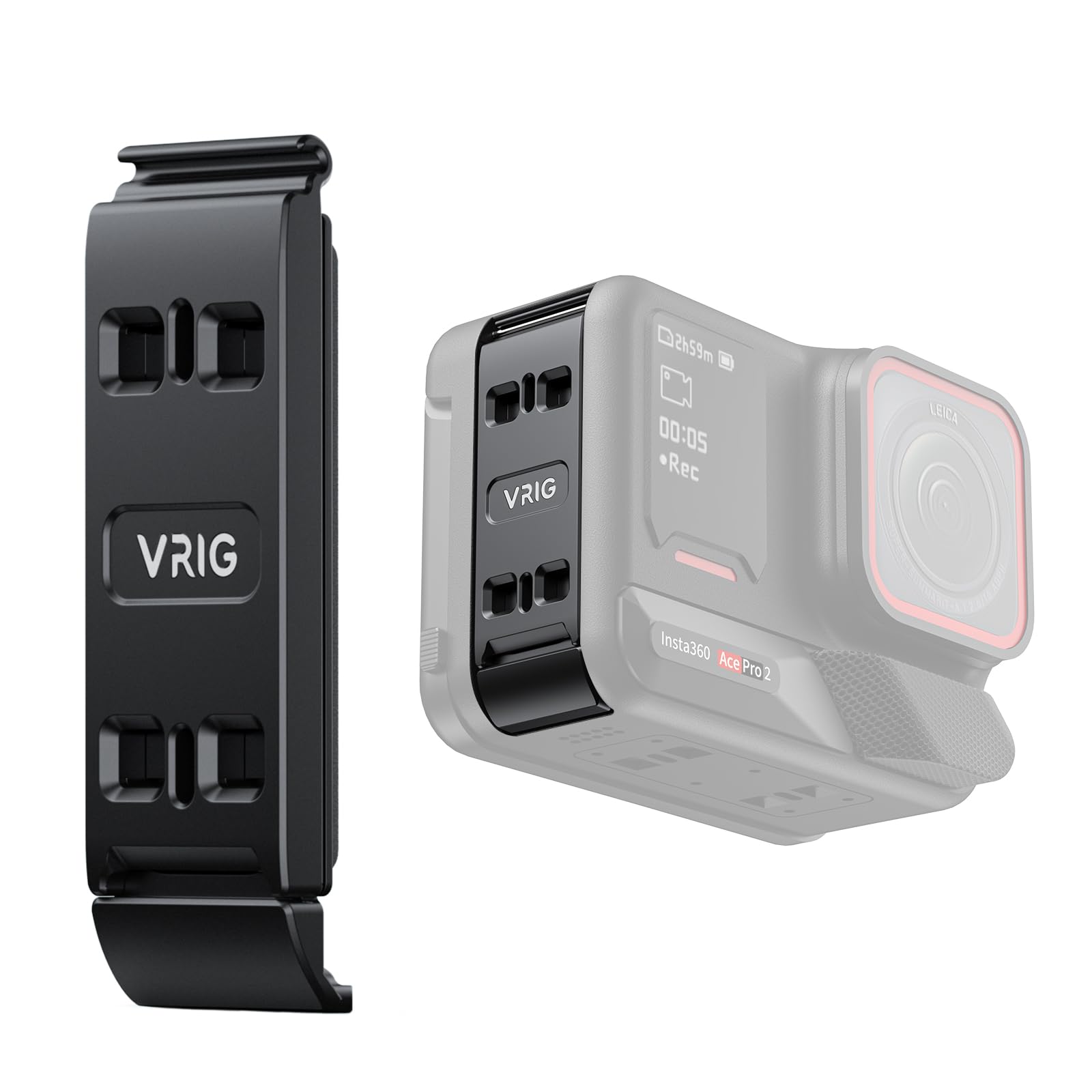 VRIG Side Door Cover for Insta 360 Ace Pro2, Replacement Magnetic Battery Cover for Insta 360 Ace Pro2 Camera,Vertical Shooting Quick Release Adapter Accessory