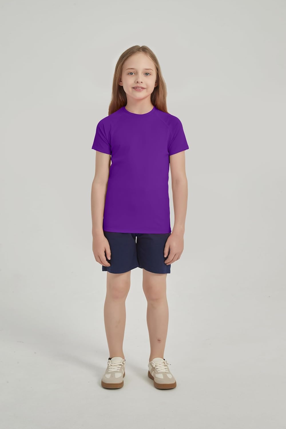 Kids Rash Guard Swim Shirt UPF 50+ Athletic Shirts Summer Quick Dry Tees for Boys and Girls(5-14 Years) - Image 2