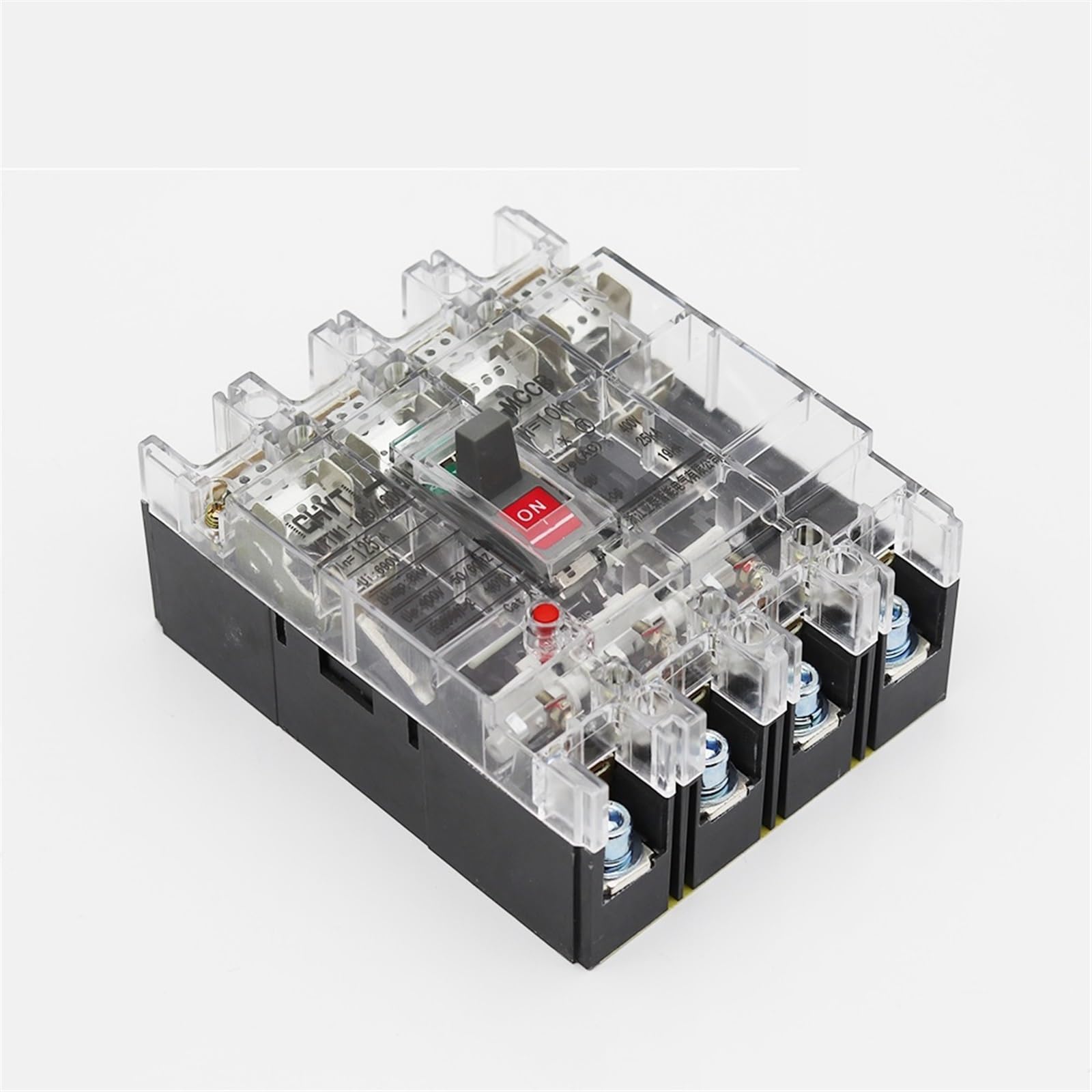 Disyuntor de Caja Moldeada, trifásico, de Cuatro Hilos, 4 Polos, 160 A, 200 A, 225 A y 250 A, 380 V (MCCB)(160A,4P White)