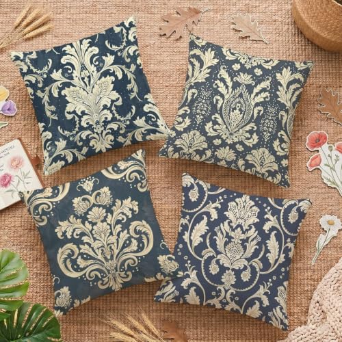 Housses de coussin double face nordique en velours doux lot de 4