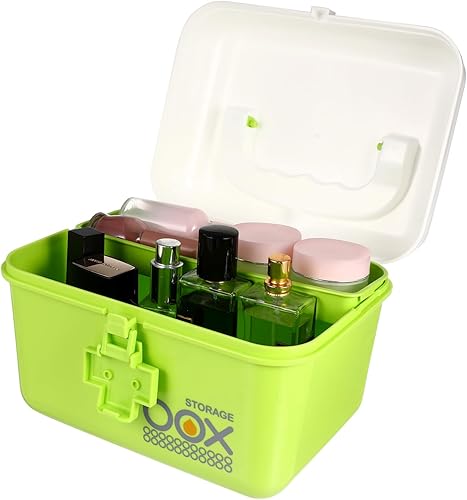 Miniatura 8 de Recipientes de primeros auxilios con tapas, contenedor para medicamentos con tapa, contenedor para medicamentos, asa con tapa, estuche de