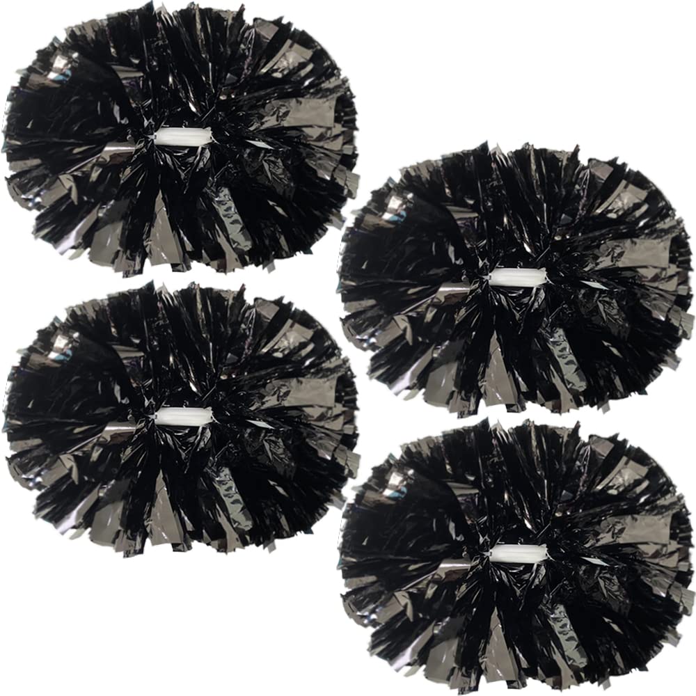 PUZINE 2 Pack Cheerleading pom poms Cheer pom poms with Baton Handle