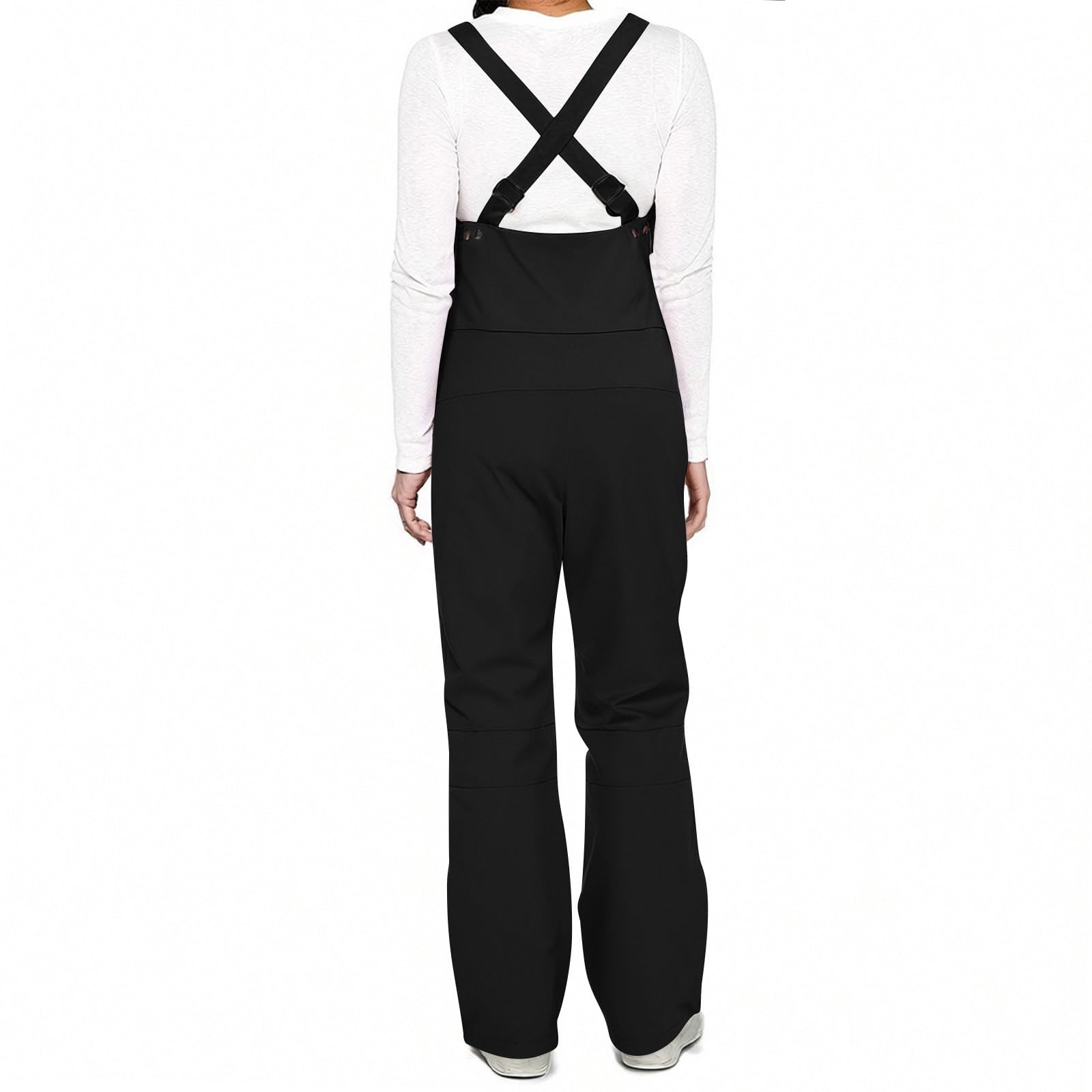 Salopette de ski pour femme, salopette de neige isolée et imperméable pour l'hiver, le snowboard et les activités de plein air