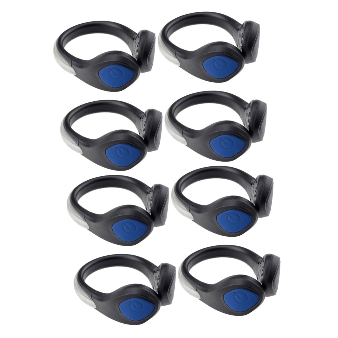 Kisangel Luces Led 8 Piezas Clip De Zapato Led Lámpara De Clip Equipo para Correr De Noche Luz De Clip De Seguridad para Zapatos Pinzas para Zapatos Exterior Luz Corriente Led Lights