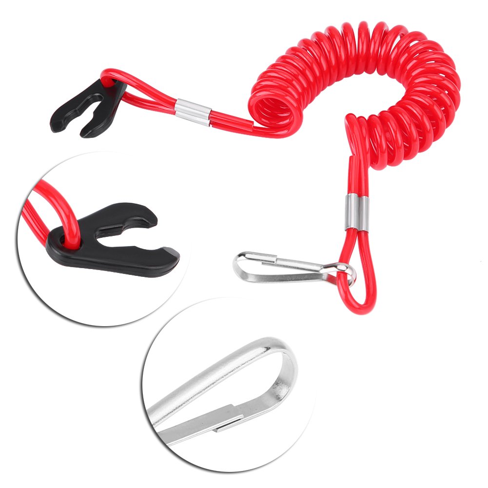 Boat Kill Switch Cord Boat Engine Kill Switch Lanyard - Safety Tether For  Outboard Motors & Marine Use Boat Engine Kill Switch Lanyard Tether  Outboard Motor