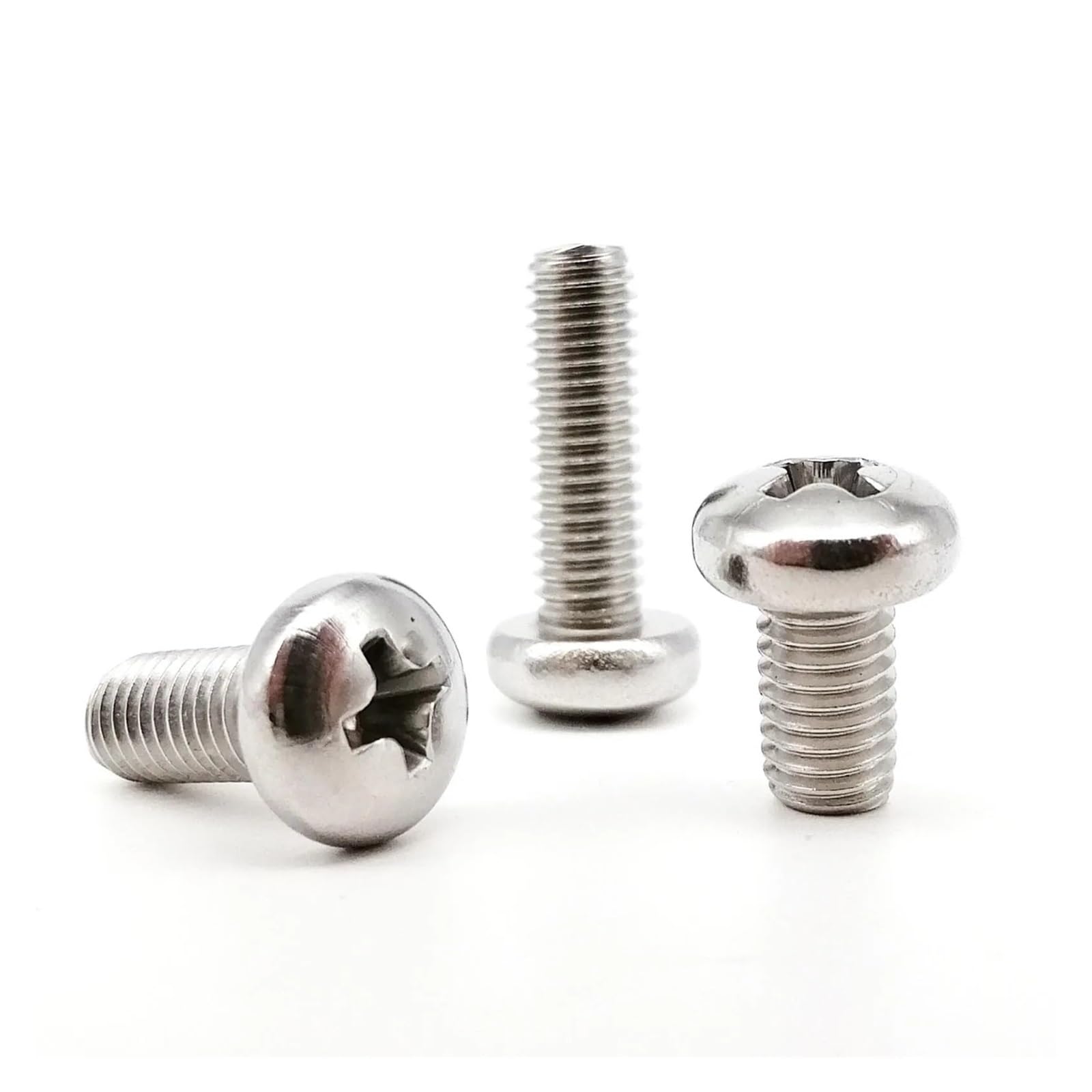 400/2100 Stück M1,6-M5 304 Edelstahl Schraubenmutter Unterlegscheiben Sortiment Kit | Robuster Edelstahl 304, runder Kopf, vielseitiges DIY-Hardware-Set(Set D 2100pcs)