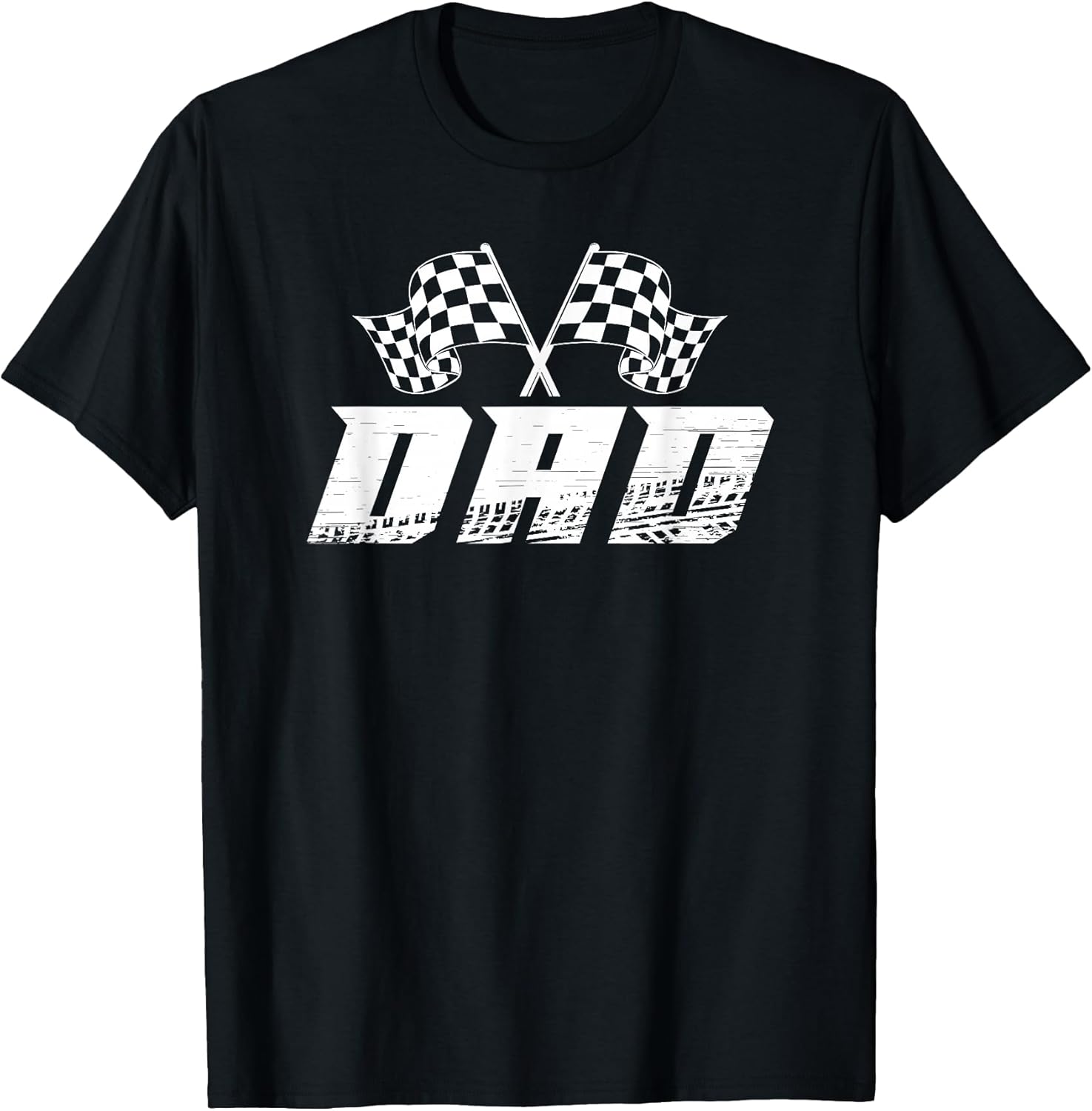 Dad Pit Crew Family Racing Birthday Race Car T-Shirt