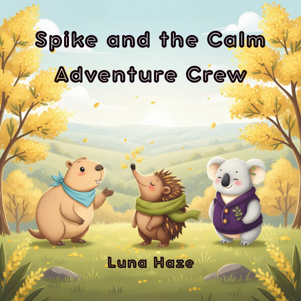 Spike and the Calm Adventure Crew: Storybook About Handling Frustration, Book for Kids With Big Emotions, Capybara and Koala Book for Kids