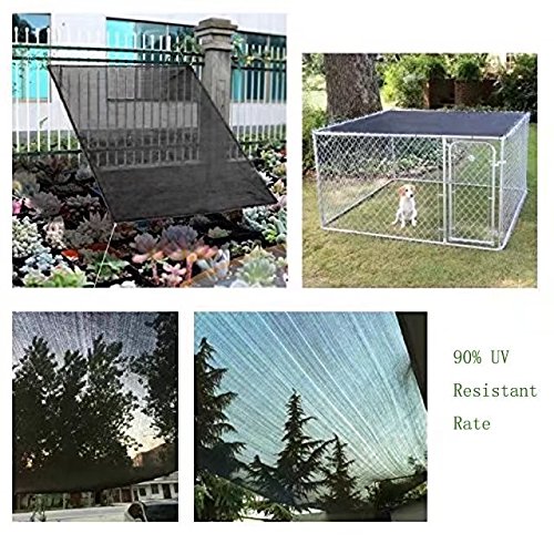 Homeabc Dog Kennel Shade Cover 90% Sunblock Shade Tarp Panel With Grommets,10Ft X 10Ft #TOP5