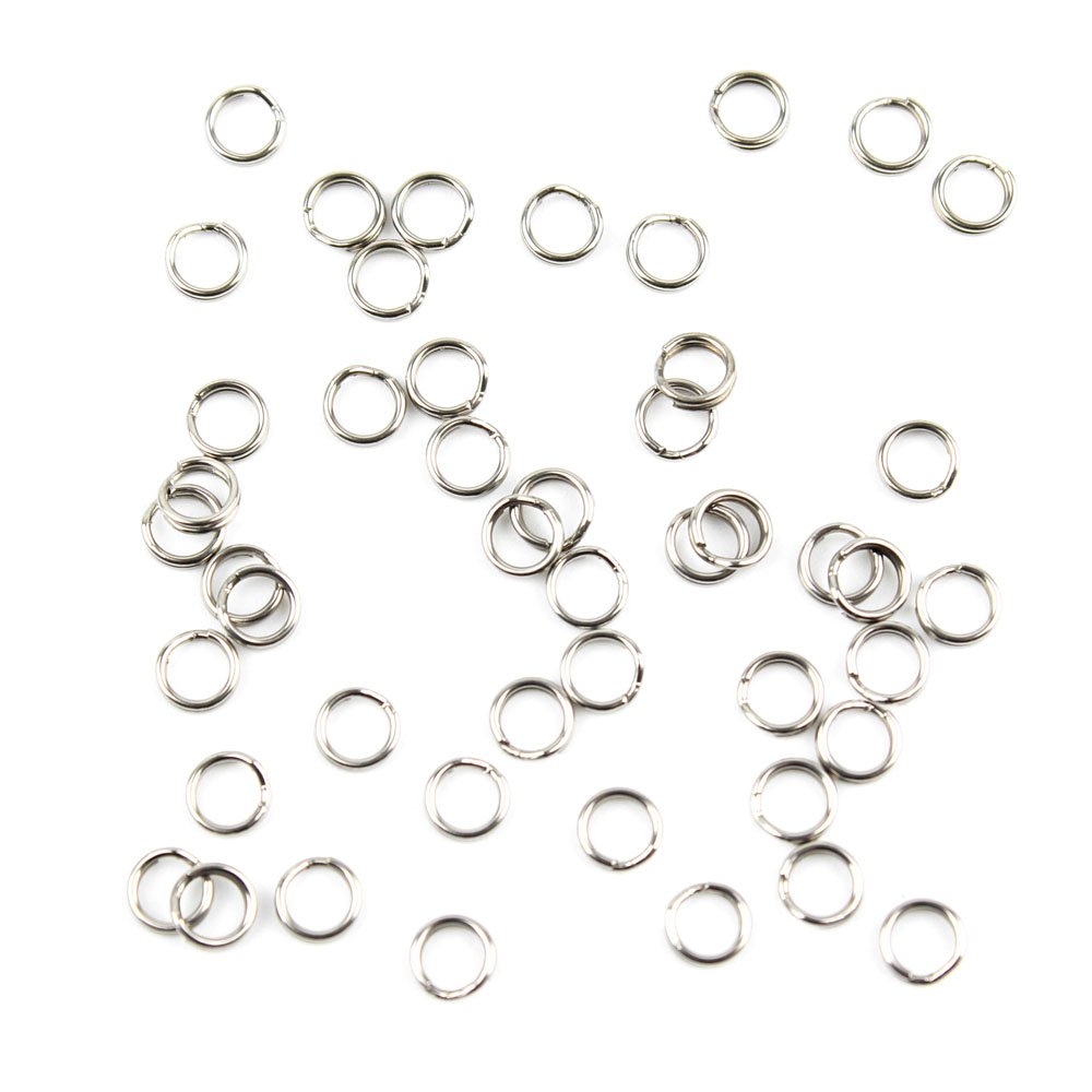 500x Fishing Swivel FY010-01 Split Rings 3.5MM Tackle Fly Coast Lock Snaps Solid Coastlock Sea Lures