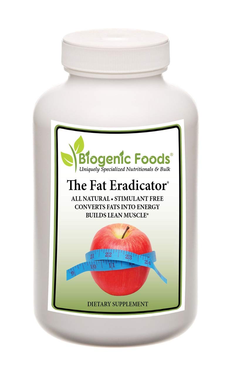 Fat Eradicator - 24 Powerful Natural Fat Metabolizing Nutrients - Stimulant Free, Veggie Capsules 60 Capsules