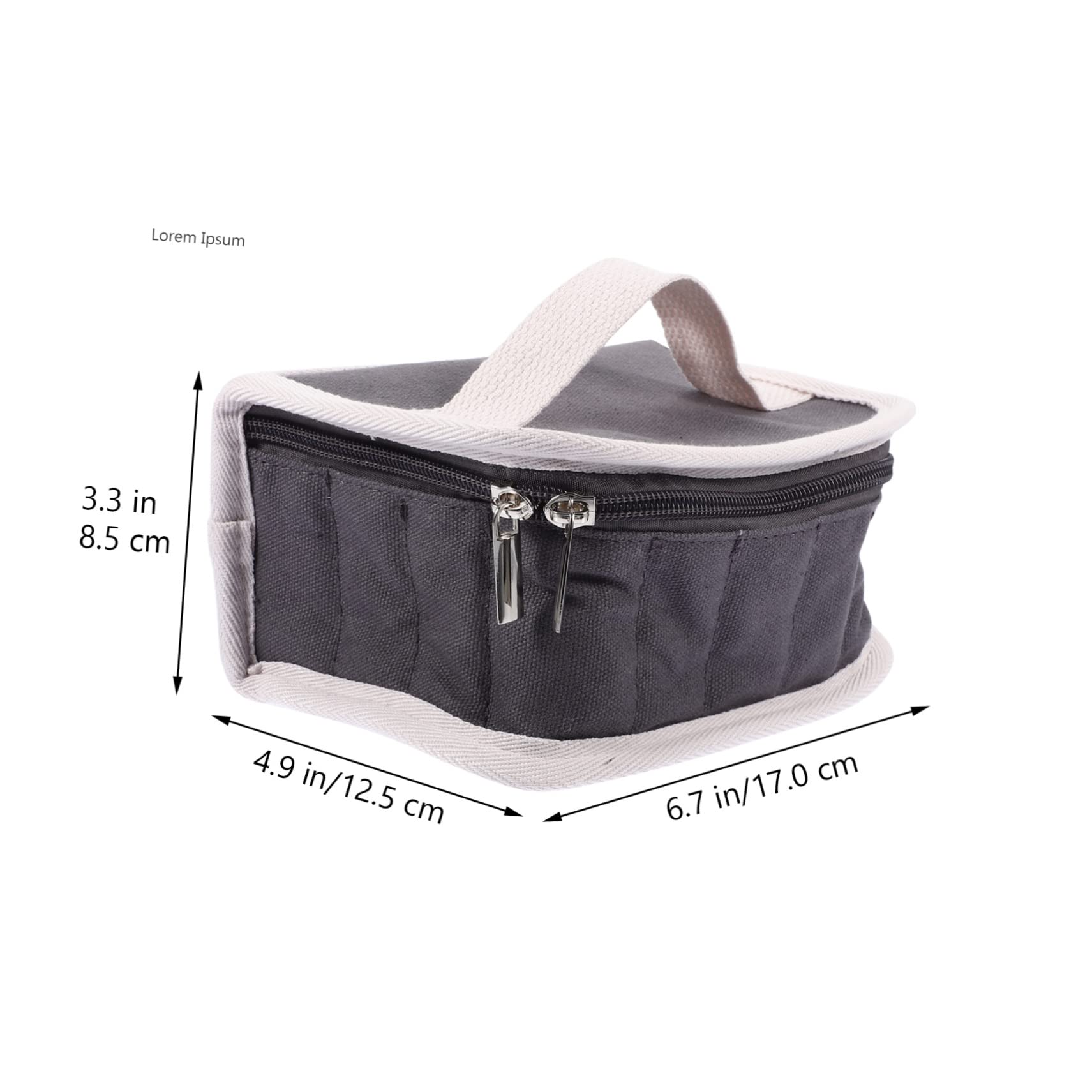 Ipetboom Essential Oil Storage Bag Travel Case Zipper Carrying Case for Essential Oil Bottles