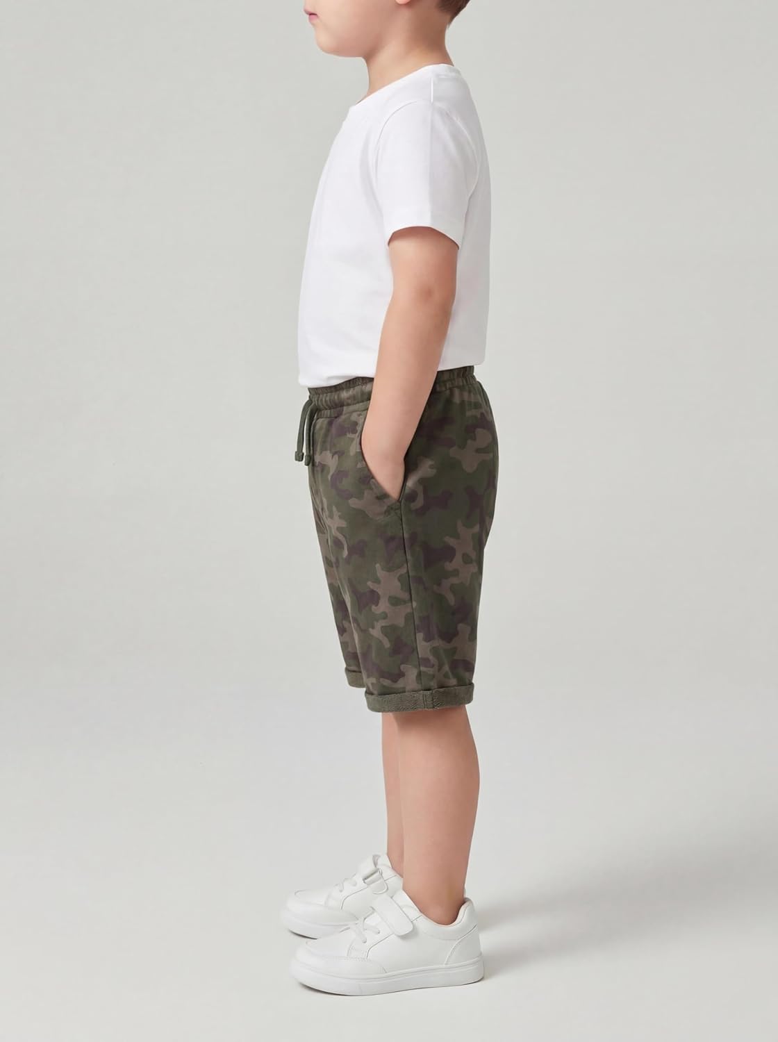 Andrew Scott Toddler Boys Girls French Terry Cotton Drawstring Shorts - Multi Packs