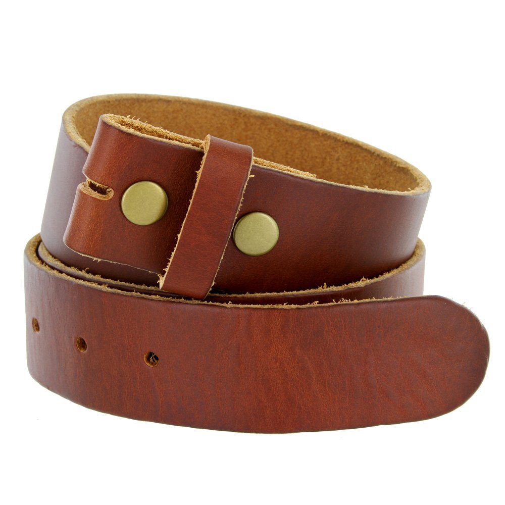 Bs-80 Vintage Full Grain Leather Belt Strap 1 1/2