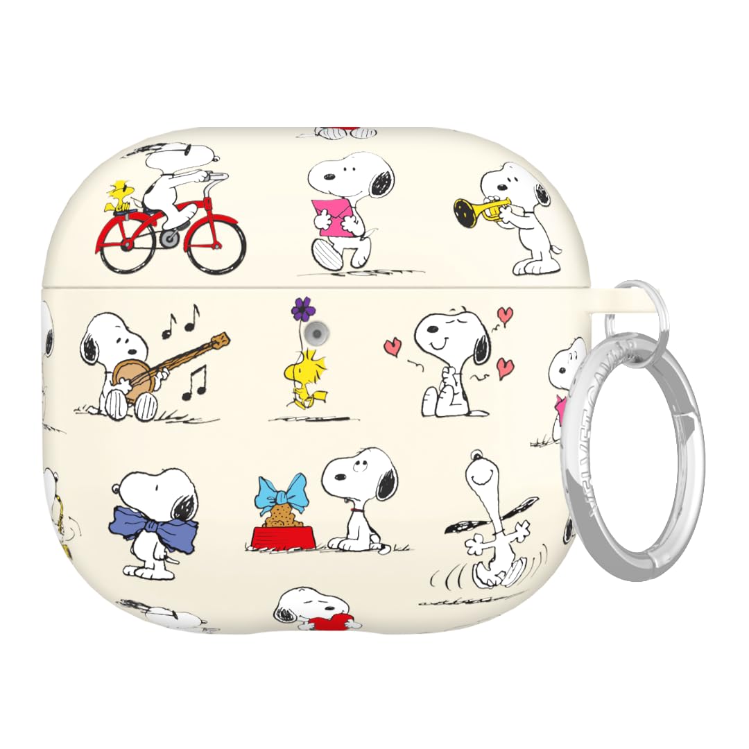 VELVET CAVIAR Schutzhülle für AirPods 5 / AirPods 4 (2026/2024) – niedliche Schutzhülle mit Schlüsselanhänger – Snoopy Moods