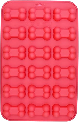 Miniatura 5 de Paquete de 2 moldes de silicona ideales para huesos de perro fácil de hornear, congelar y limpiar para deliciosas golosinas caseras