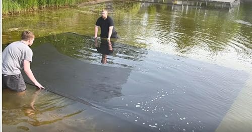 Miniatura 4 de -Pro - Alfombrilla de malezas para lago y estanque para un fondo natural y libre de malezas, control de malezas fácil y seguro