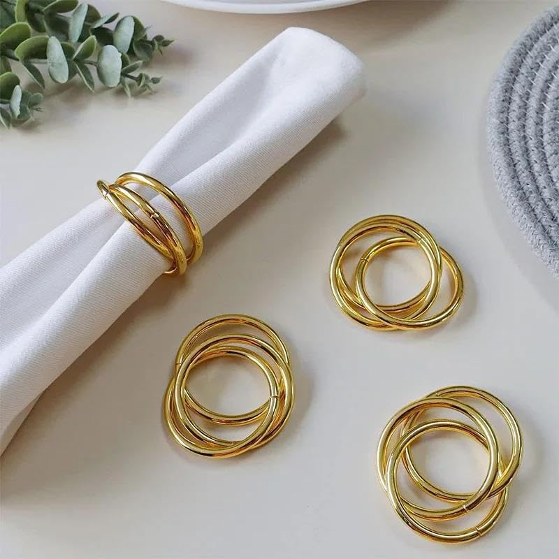 6 szt. Elegancka kreatywna klamra do serwetek w europejskim stylu