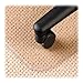 deflecto CM13433F DuraMat Moderate Use Chair Mat for Low Pile Carpet, Beveled, 46x60 w/Lip, Clear