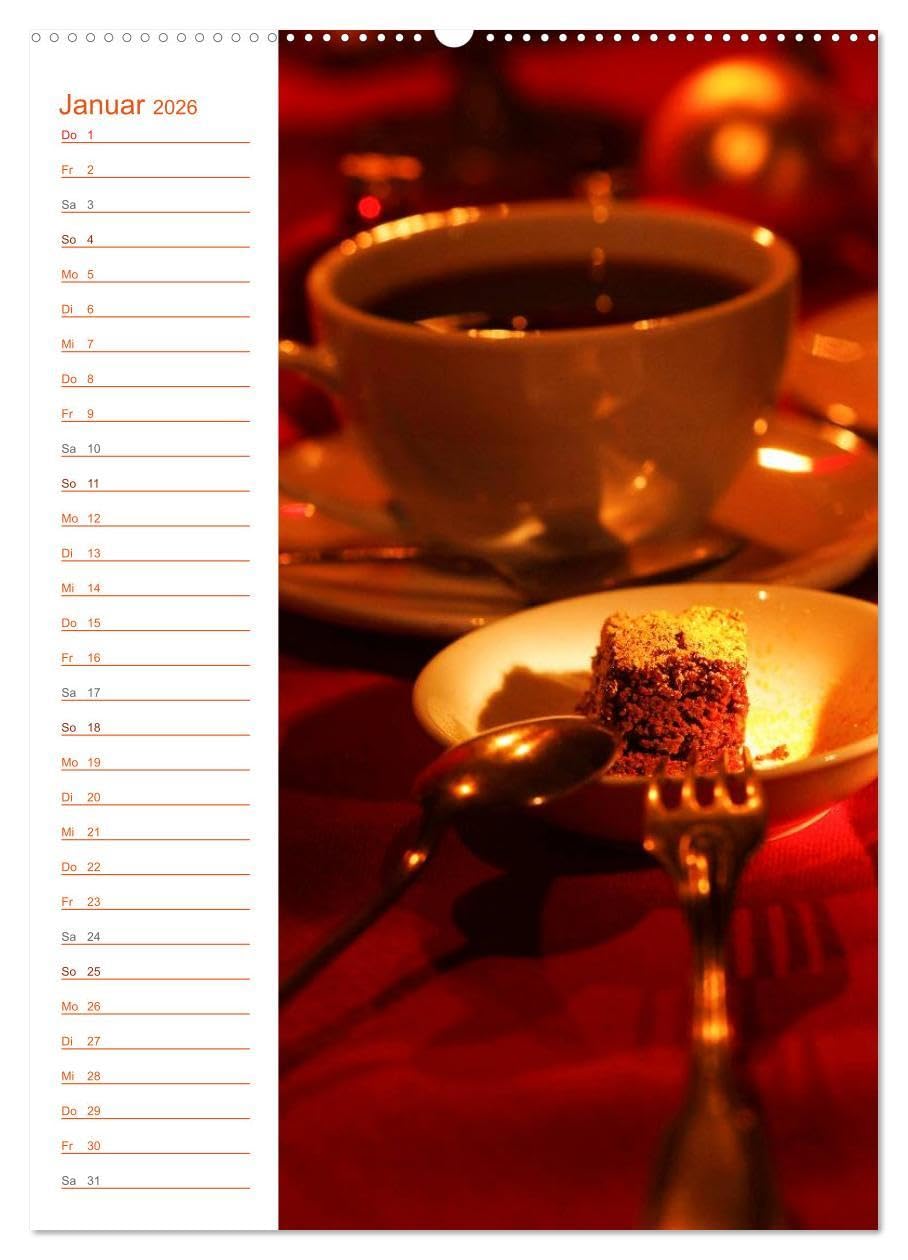 Köstliche Kaffeespezialitäten (hochwertiger Premium Wandkalender 2026 DIN A2 hoch), Kunstdruck in Hochglanz: Farbige Fotografien von Kaffeespezialitäten (CALVENDO Lifestyle)