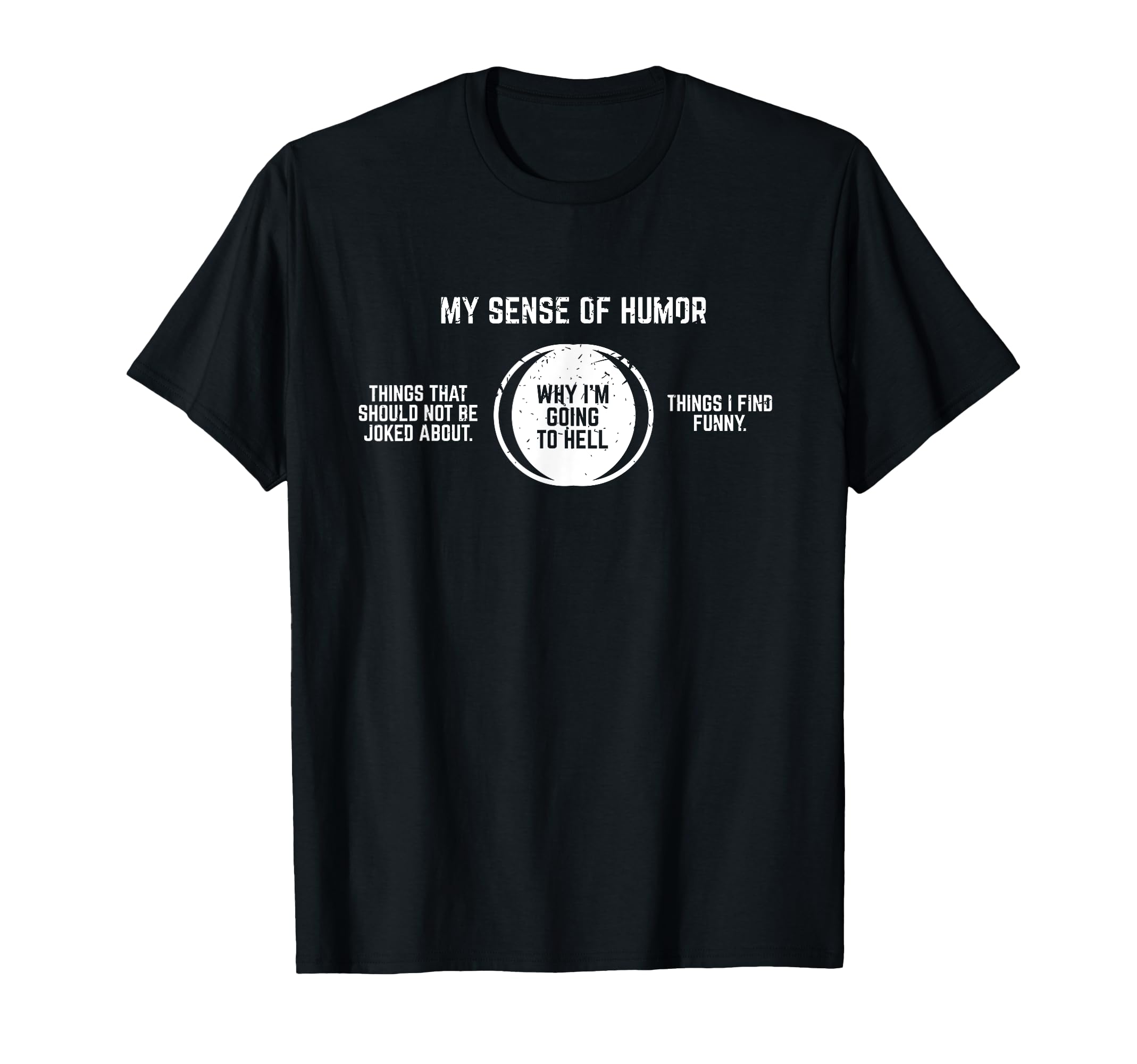 Why I'm Going To Hell Offensive Sarcastic Humor T-Shirt