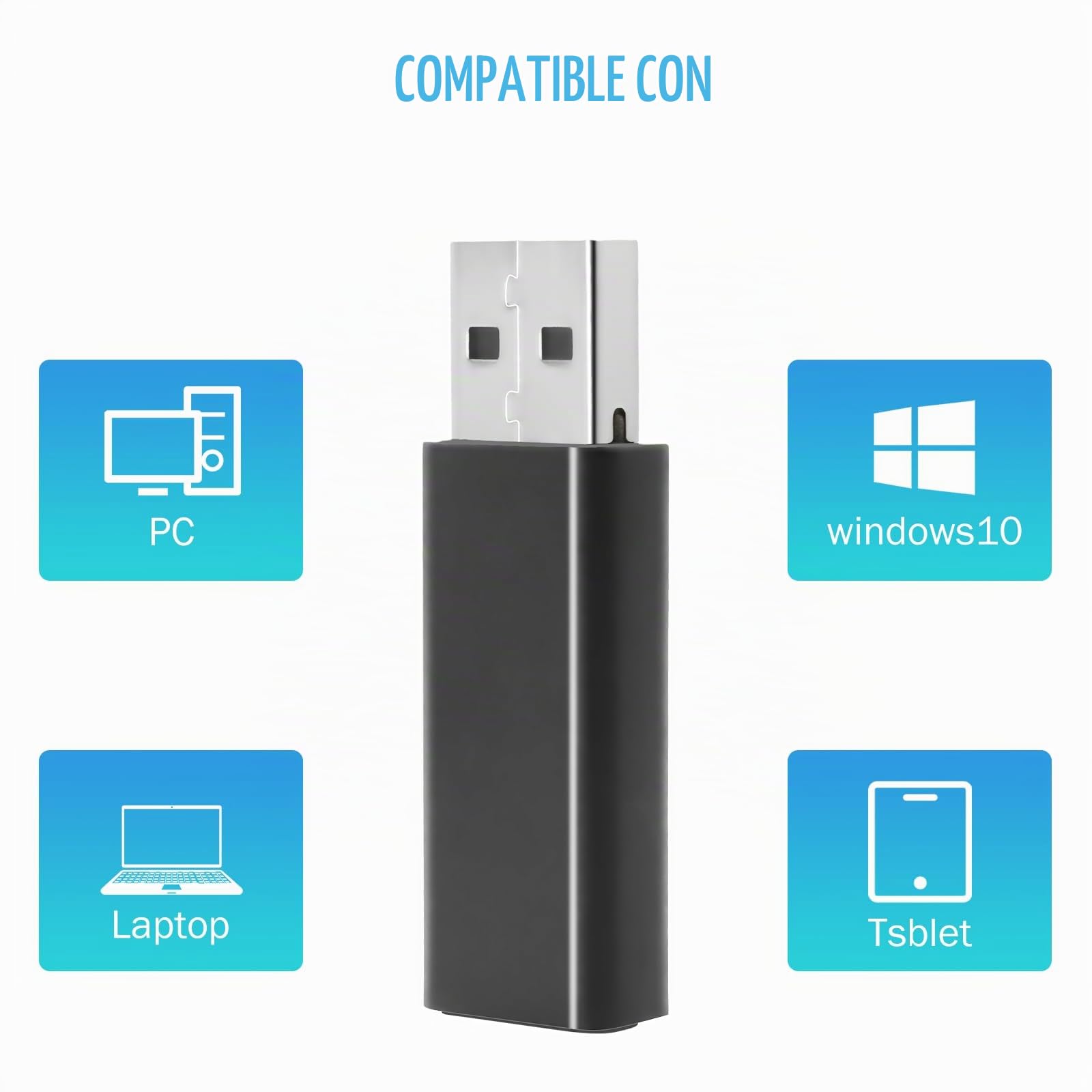 RUIZHI Adaptador inalámbrico compatible con el controlador X-Box One X-box One Serie X para PC Windows 10