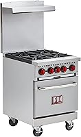 Vista 1 de Iron Range Rango IR-4B, 24" 150,000 BTU, Acero Inoxidable