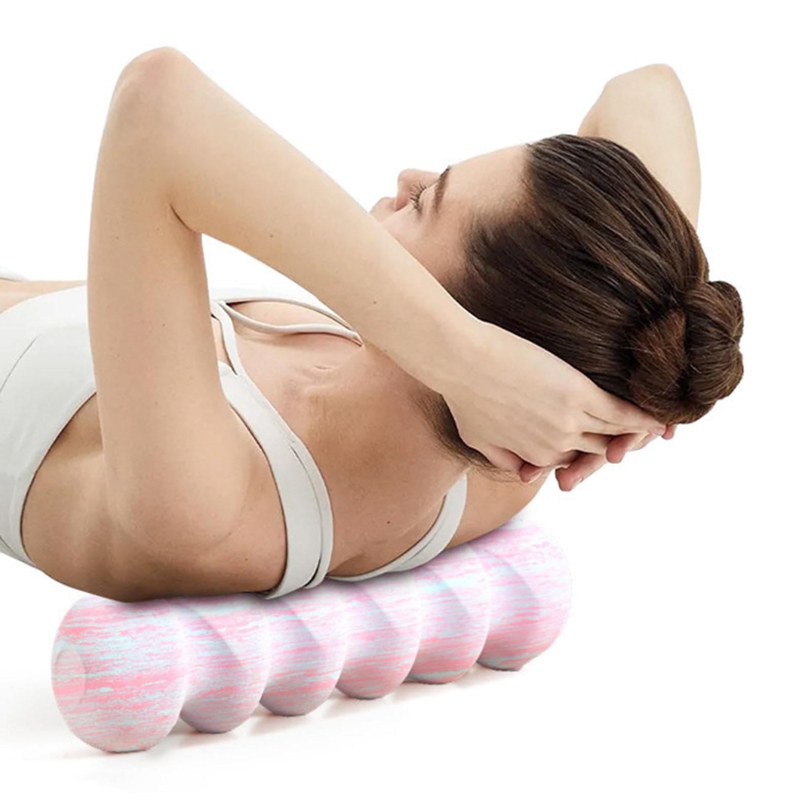 Homyl Foam Roller Rullo Massaggio Esercizio Colonna Pilates Realizzato Solido con Funzione Antidistorsione Progettato per Massaggiare Gambe E Sc